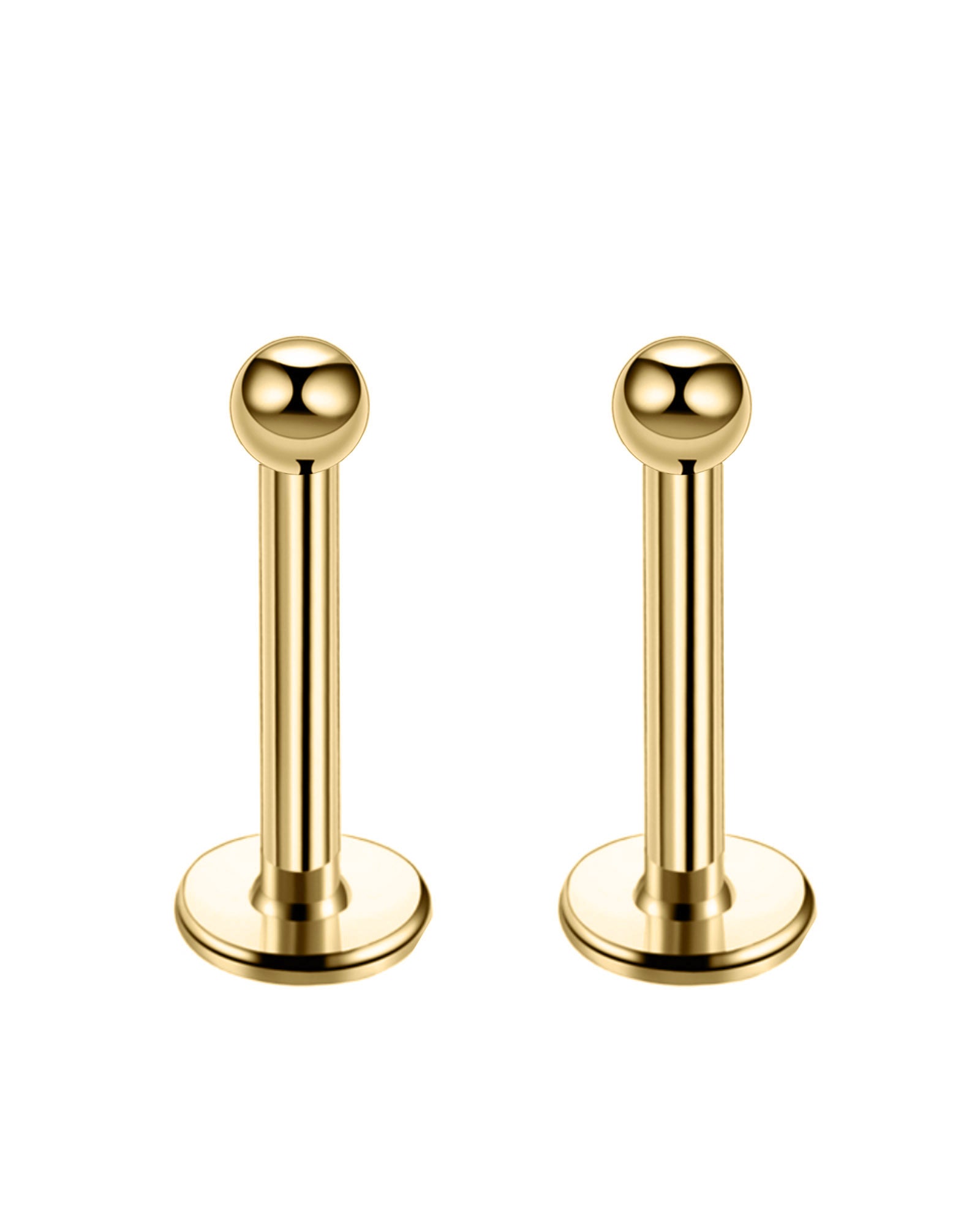 Surgical Steel Flat Back Earring Stud for Women 16G - www.Impuria.com #earpiercings