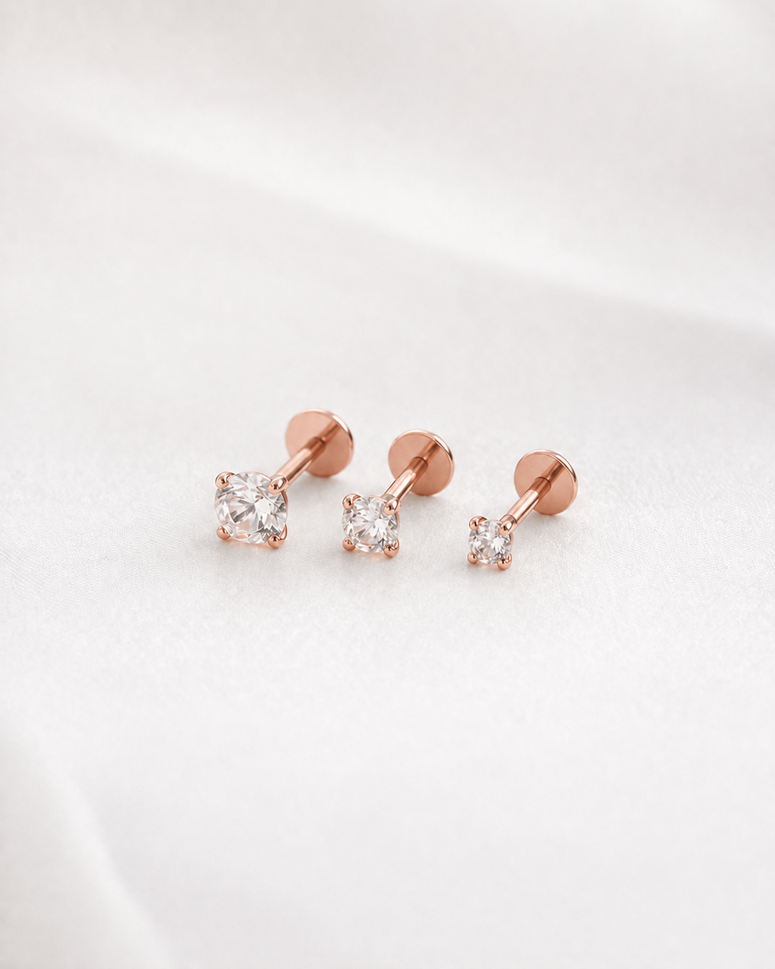 The Classic Tapered Flat Back Stud Capsule