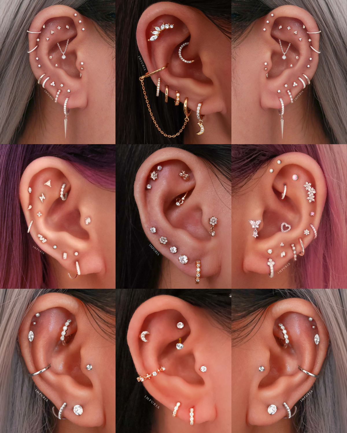 Jules Milgrain Huggie Hoop Earrings