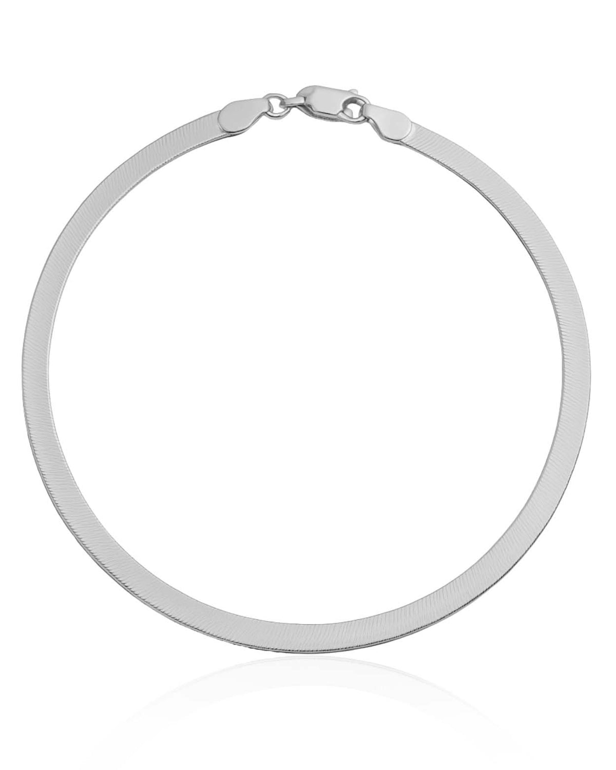 Beverly Herringbone Snake Bracelet