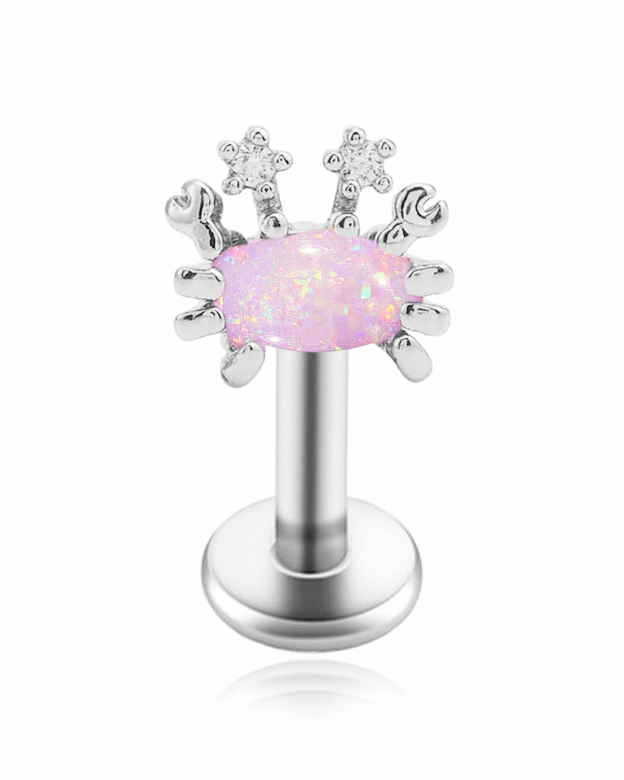 Cute Opal Crab Cartilage Ear Piercing Earring Stud - www.Impuria.com