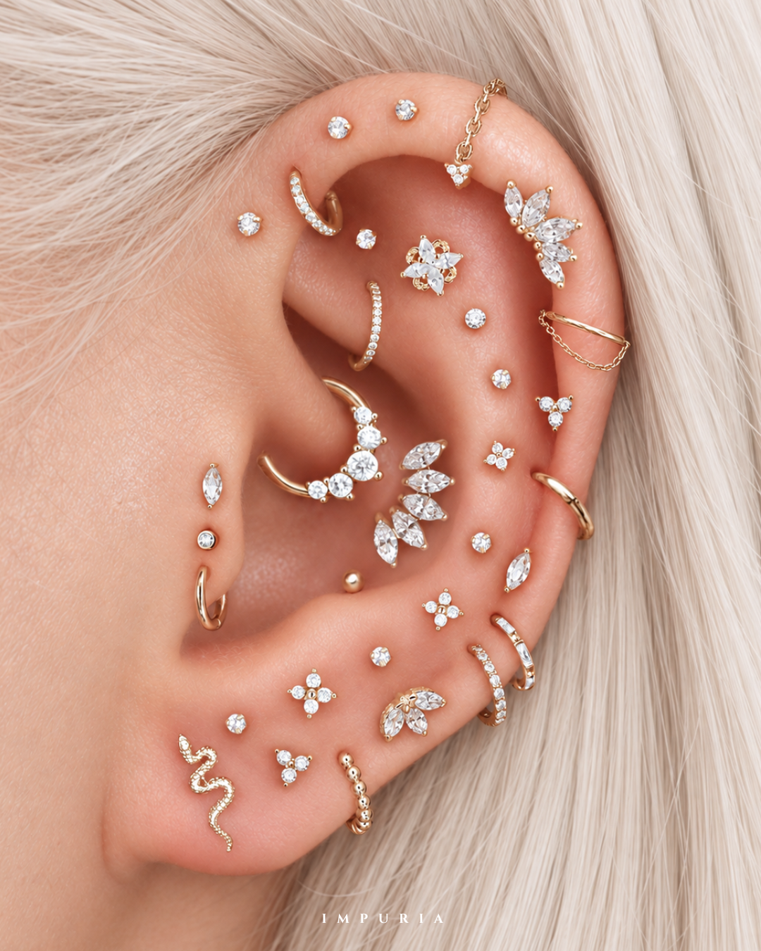 Fleur-filigree-milgrain-flat-back-stud-cartilage-ear-piercing-jewelry-ear-stack
