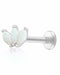 Opal Cartilage Helix Ear Piercing Earring Stud 16G - www.Impuria.com #earpiercings