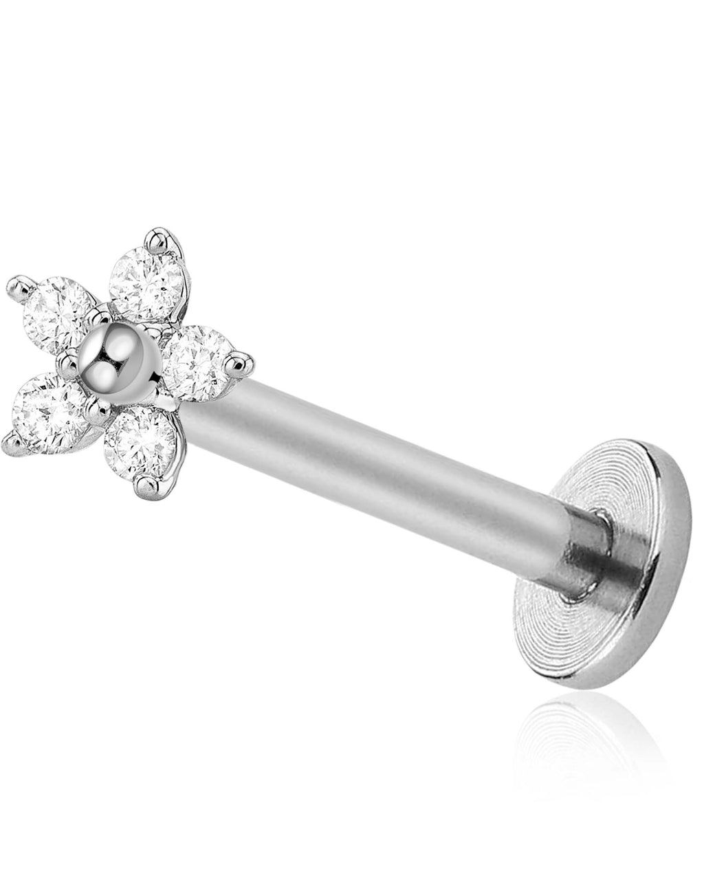 Flower Nose Ring Piercing Stud Surgical Steel Impuria Jewelry