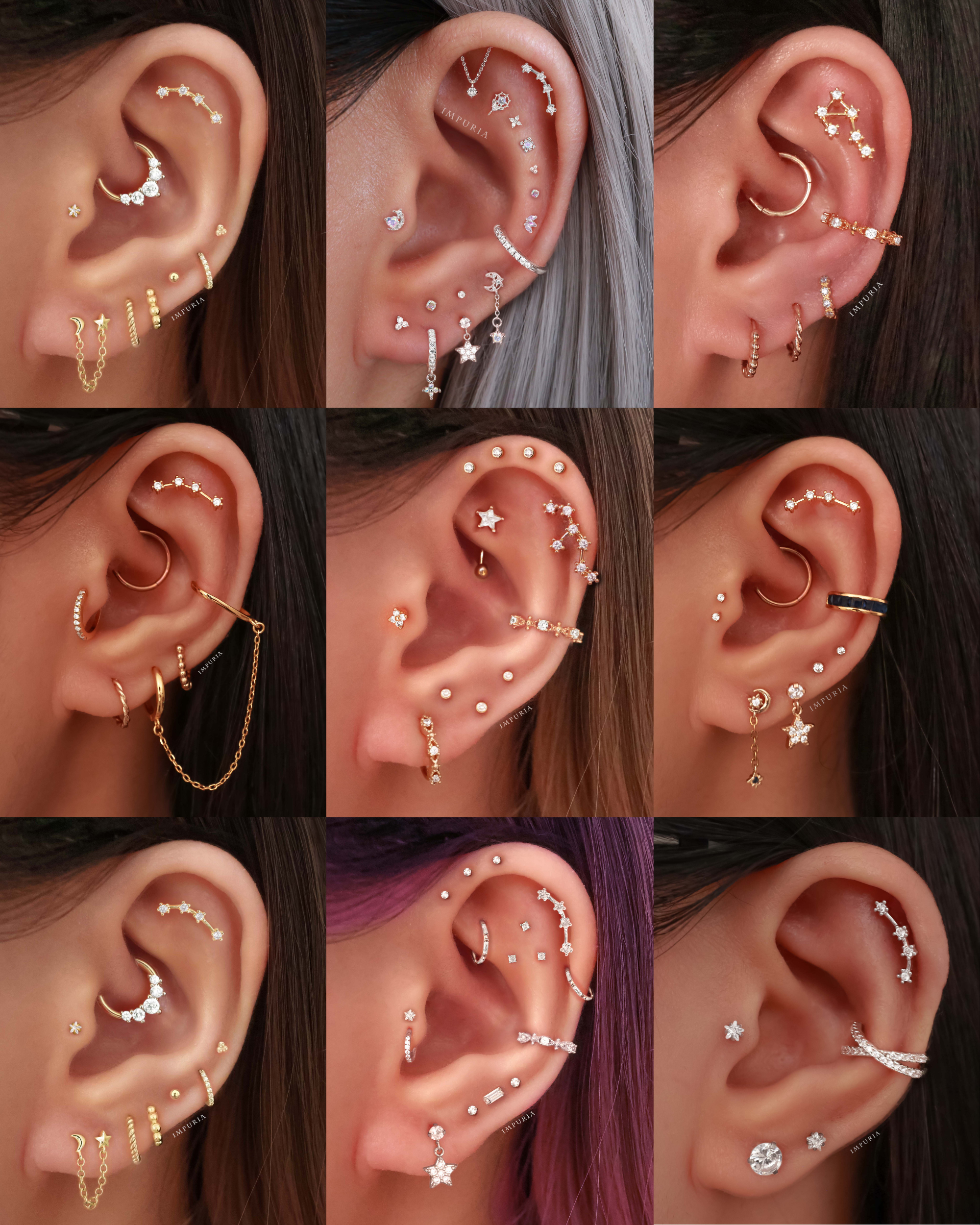 Brite Constellation Star Ear Piercing Stud
