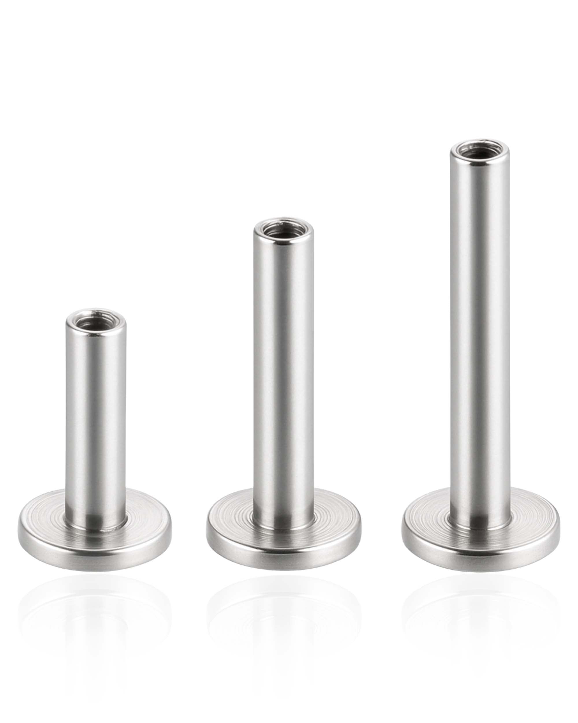 Zia Titanium Flat Back Stud Post