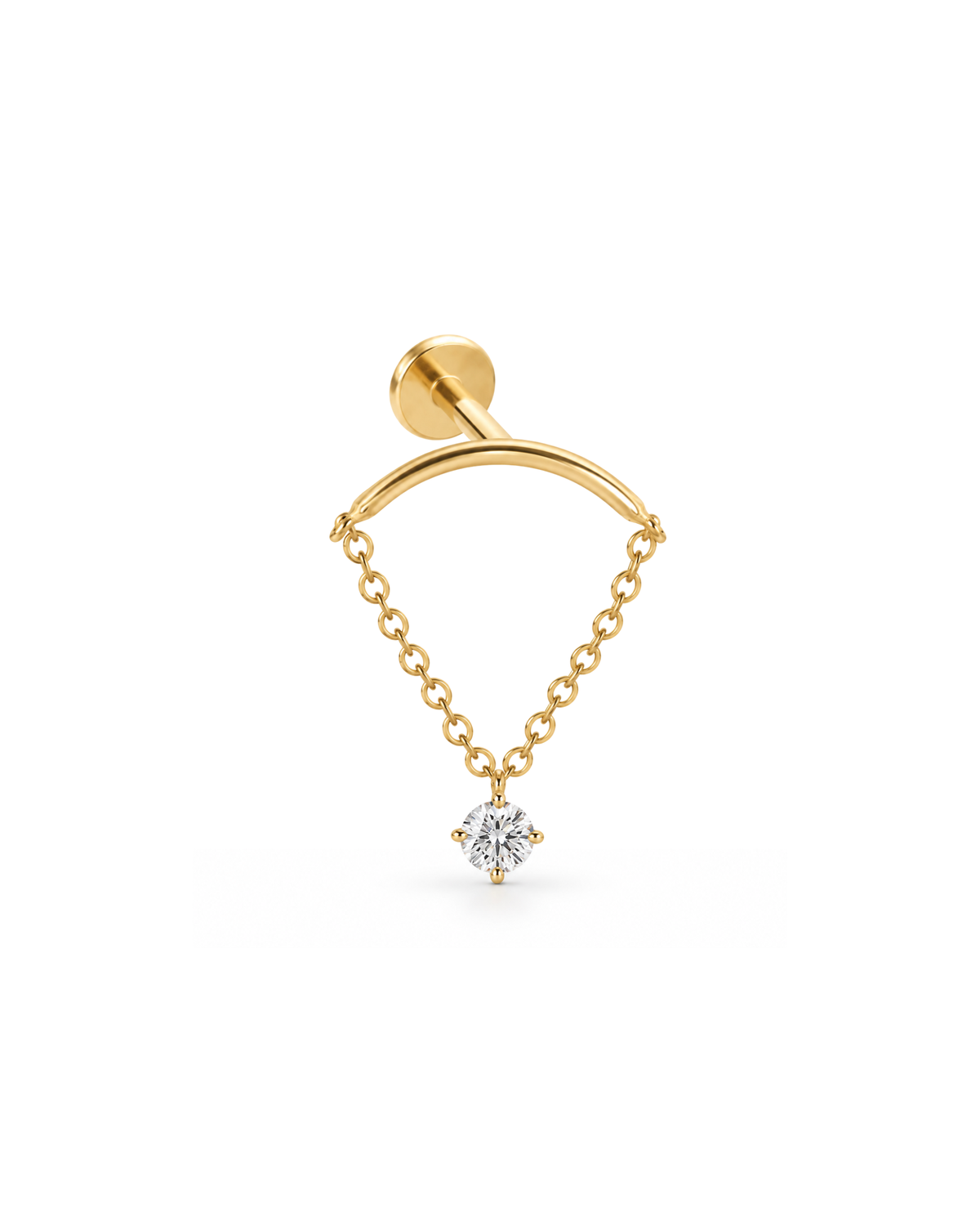 Absolute Hidden Helix Flat Back Stud
