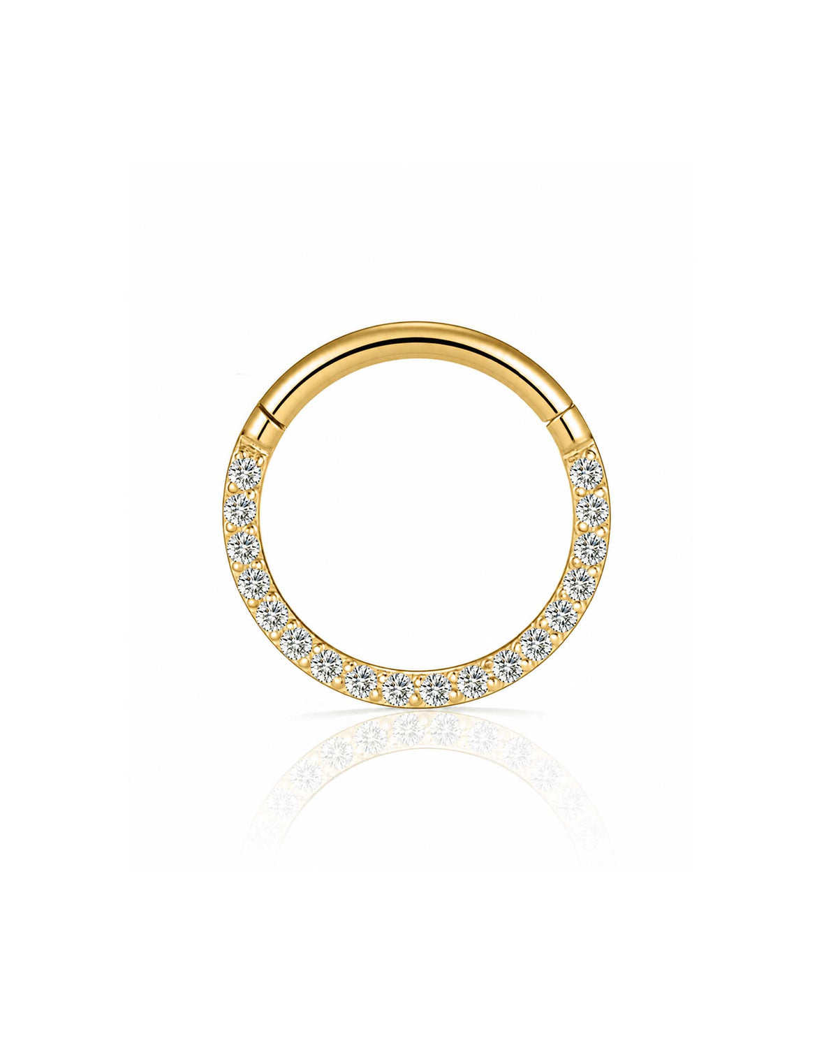 Demi Pavé Hoop Clicker