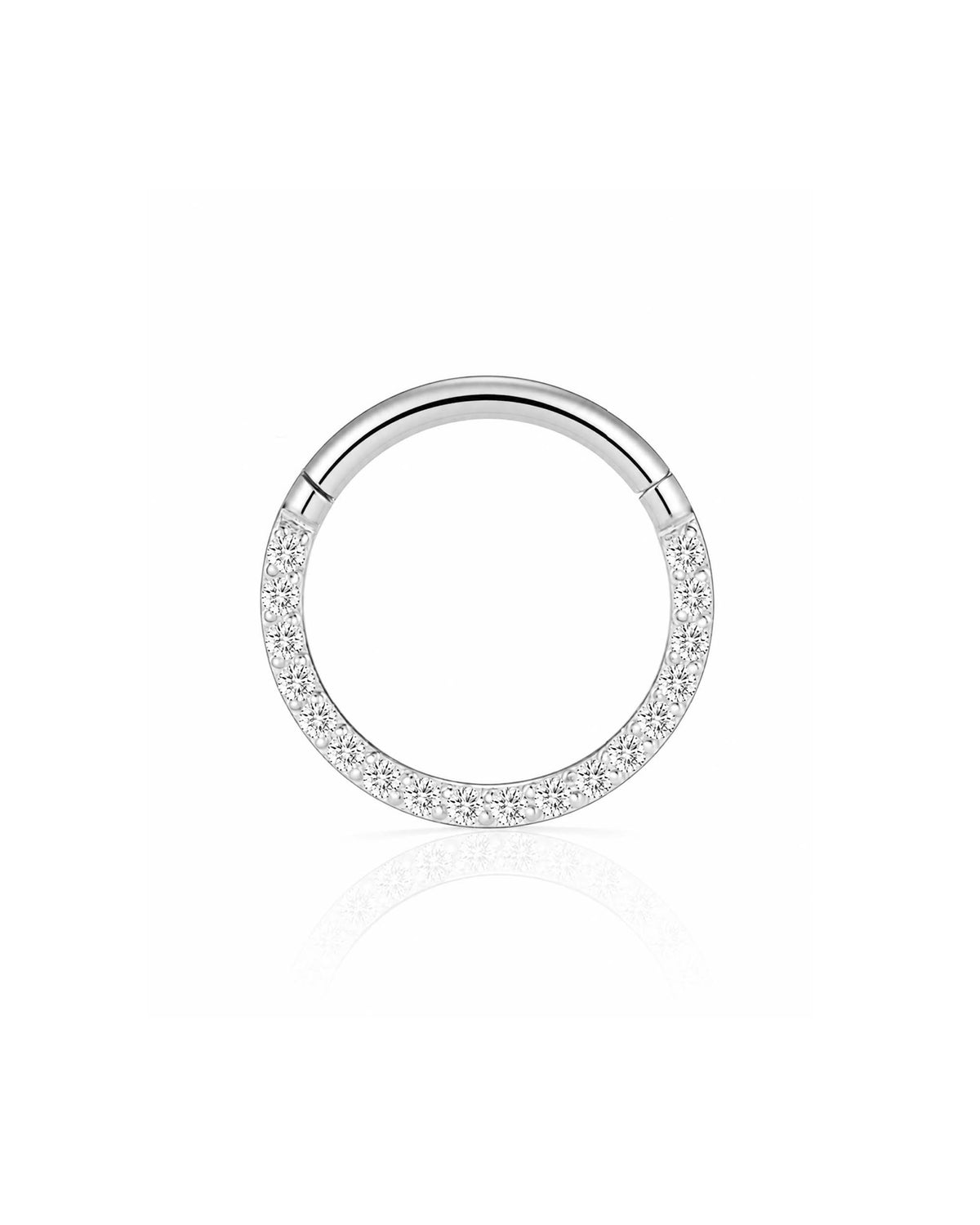 Demi Pavé Hoop Clicker