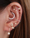 Hidden Helix Pearl Earring Stud - Cute Ear Piercing Ideas for Women - www.Impuria.com #earpiercings