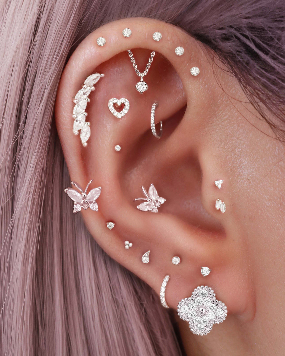 Ava 14K Gold Stud Earrings
