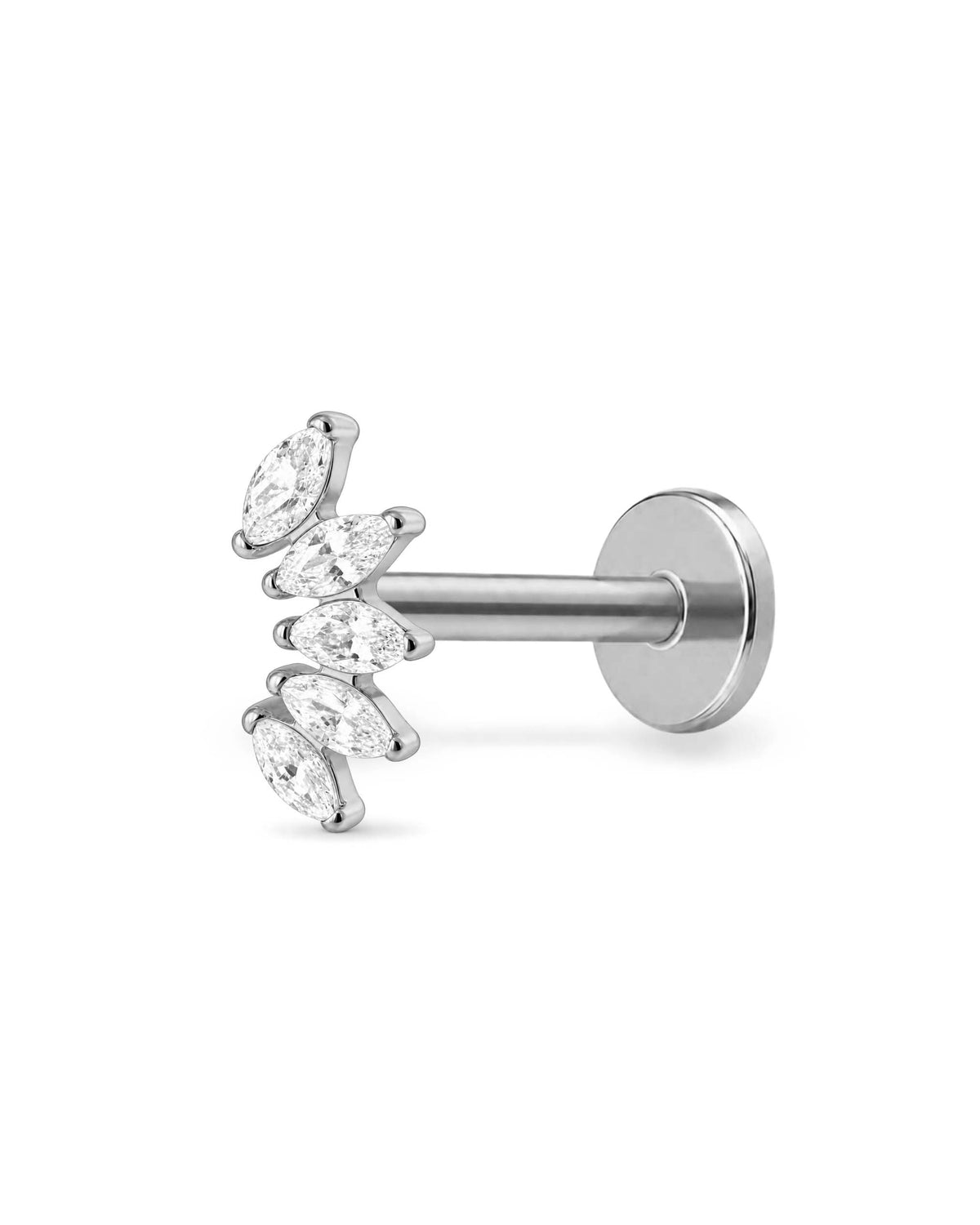 harlow-flat-back-stud-earring-silver-ear-cartilage-piercing-jewelry