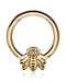 Honey Bumble Bee Ear Piercing Ring Hoop Clicker