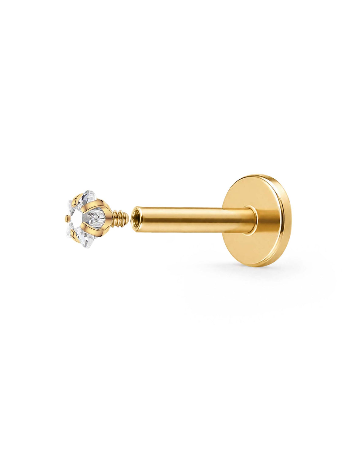 lucky-star-flat-back-stud-earring-gold-open
