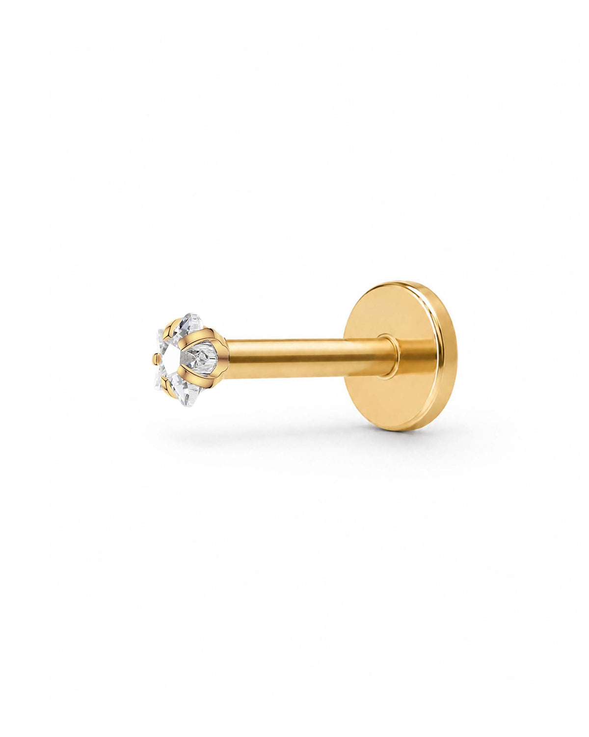 lucky-star-flat-back-stud-earring-gold