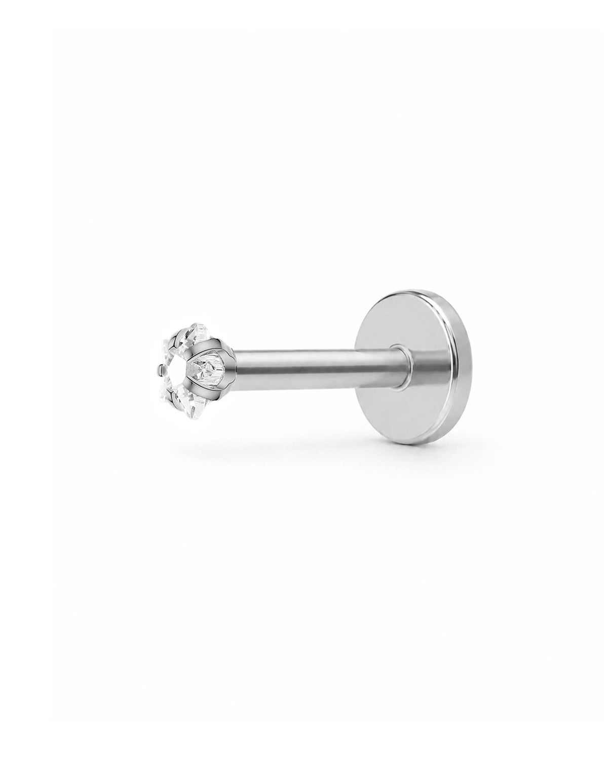 lucky-star-flat-back-stud-earring-silver