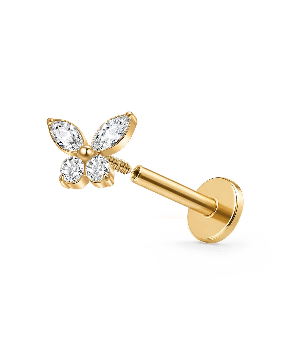 moonlight-butterfly-flat-back-stud-earring-cartilage-ear-piercing-jewelry-gold-open