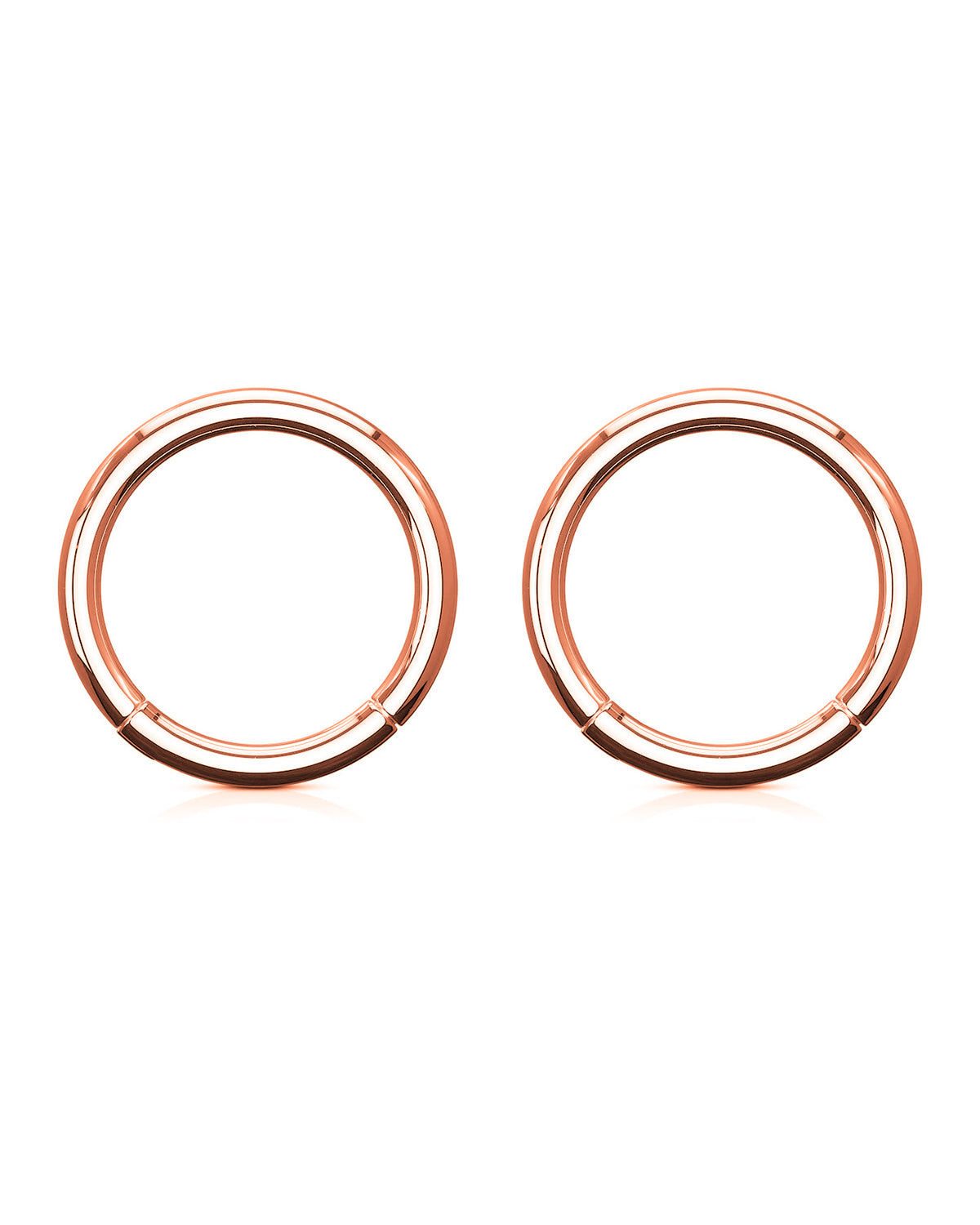 Nose Ring Hoop Clicker Piercing Jewelry 18G 20G Stainless Steel - www.Impuria.com