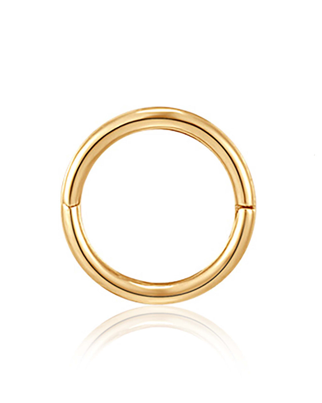 9ct Gold Helix Hoop Earring – Genuine 375 Hinged Cartilage Hoop, 9.5mm