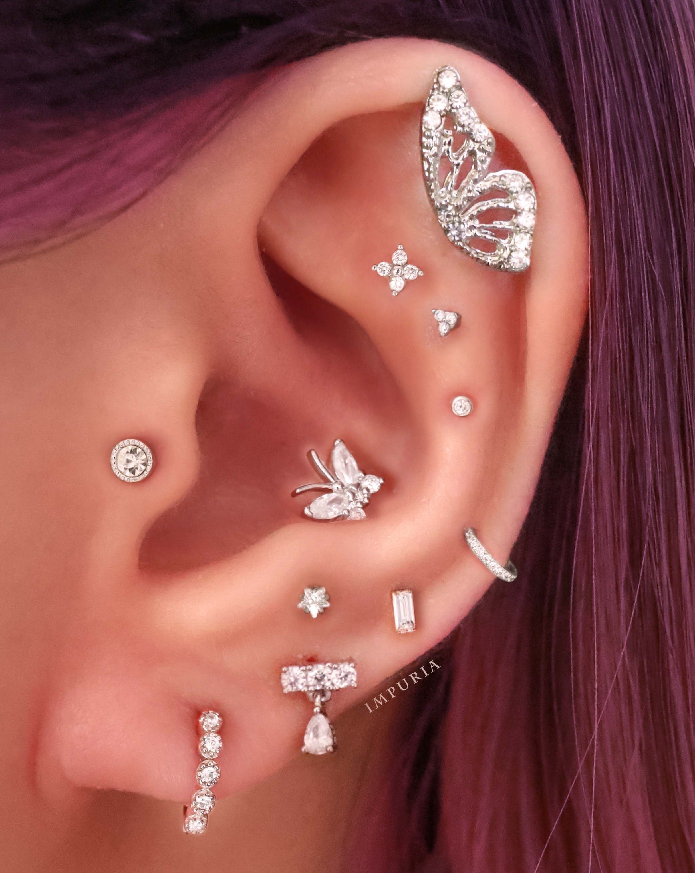 May Trinity Flat Back Stud