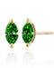 Esmeralda Emerald Marquise Crystal Earring Stud Set