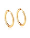 Thick Huggie Hoop Earrings in Gold, Rose Gold or Silver - www.Impuria.com