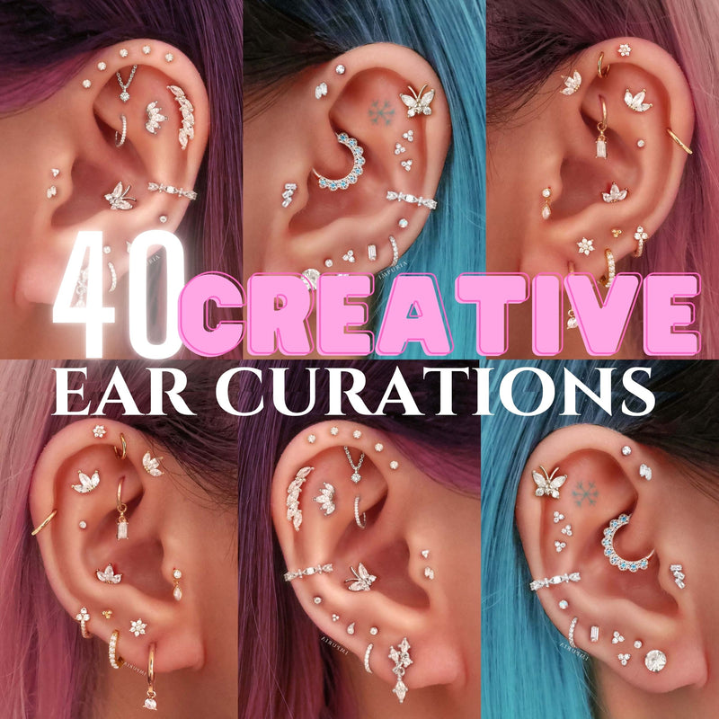 40 of the Most Creative Ear Curation Ideas