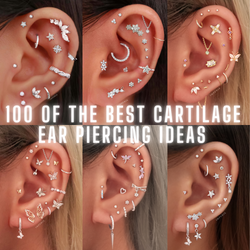 100 of the Best Cartilage Ear Piercing Ideas & Earrings