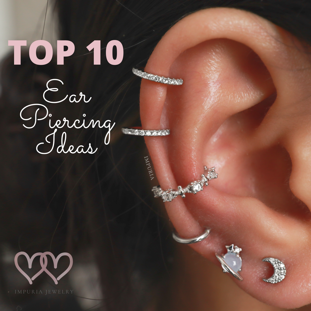 The Top 10 Ear Piercing Combination Ideas To Try In 2020 Impuria Ear Piercing Jewelry 1034