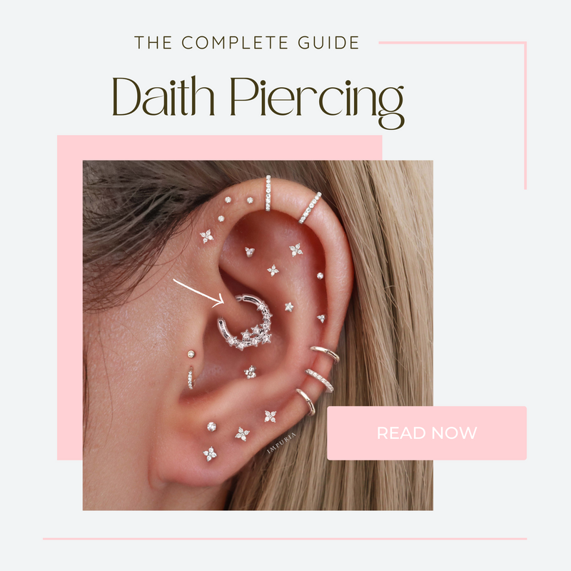 Daoth Piercing The Complete Guide: Daith Piercings - Impuria Earrings & Ear Jewelry