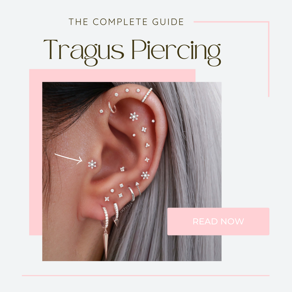 The Complete Guide: Tragus Piercings by Impuria Ear Piercing Jewelry