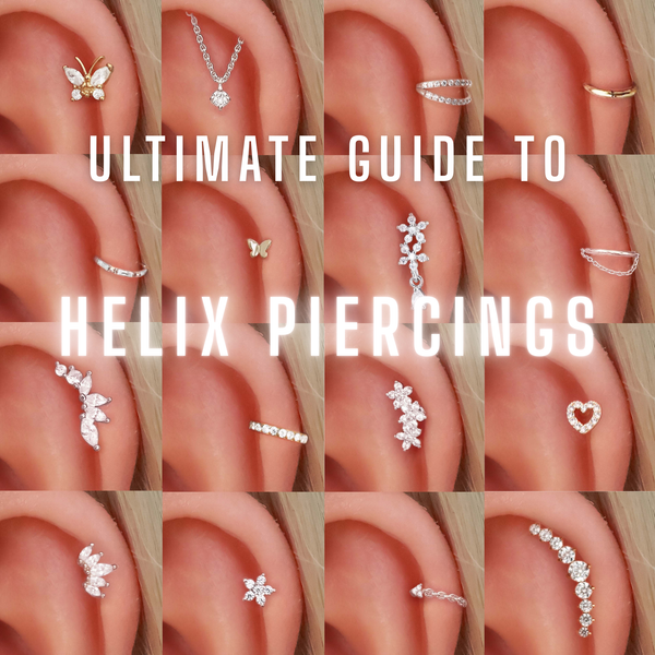 the ultimate guide to helix piercing with cartilage jewelry studs and hoops
