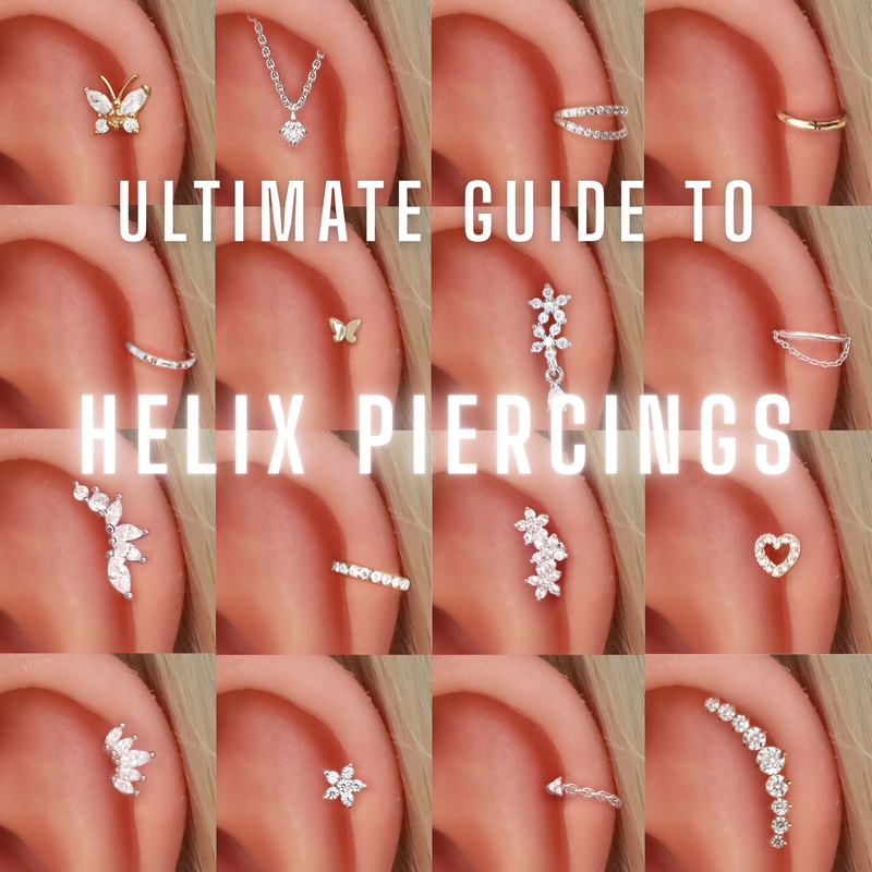 the ultimate guide to helix piercing with cartilage jewelry studs and hoops