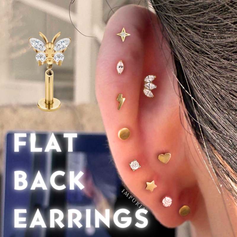 Your Guide to Flat Back Earrings