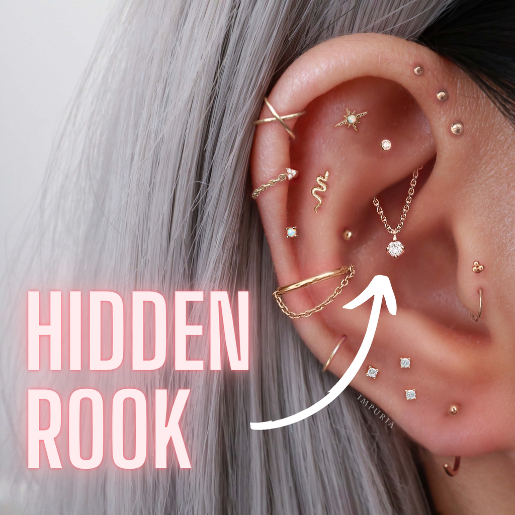 Hidden Rook Piercing – Impuria Ear Piercing Jewelry