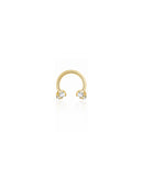 Sparkle Horseshoe Hoop Ring