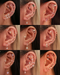 Cute Butterfly Cartilage Earring Studs - Simple Multiple Ear Piercing Curation Ideas for Women - www.Impuria.com