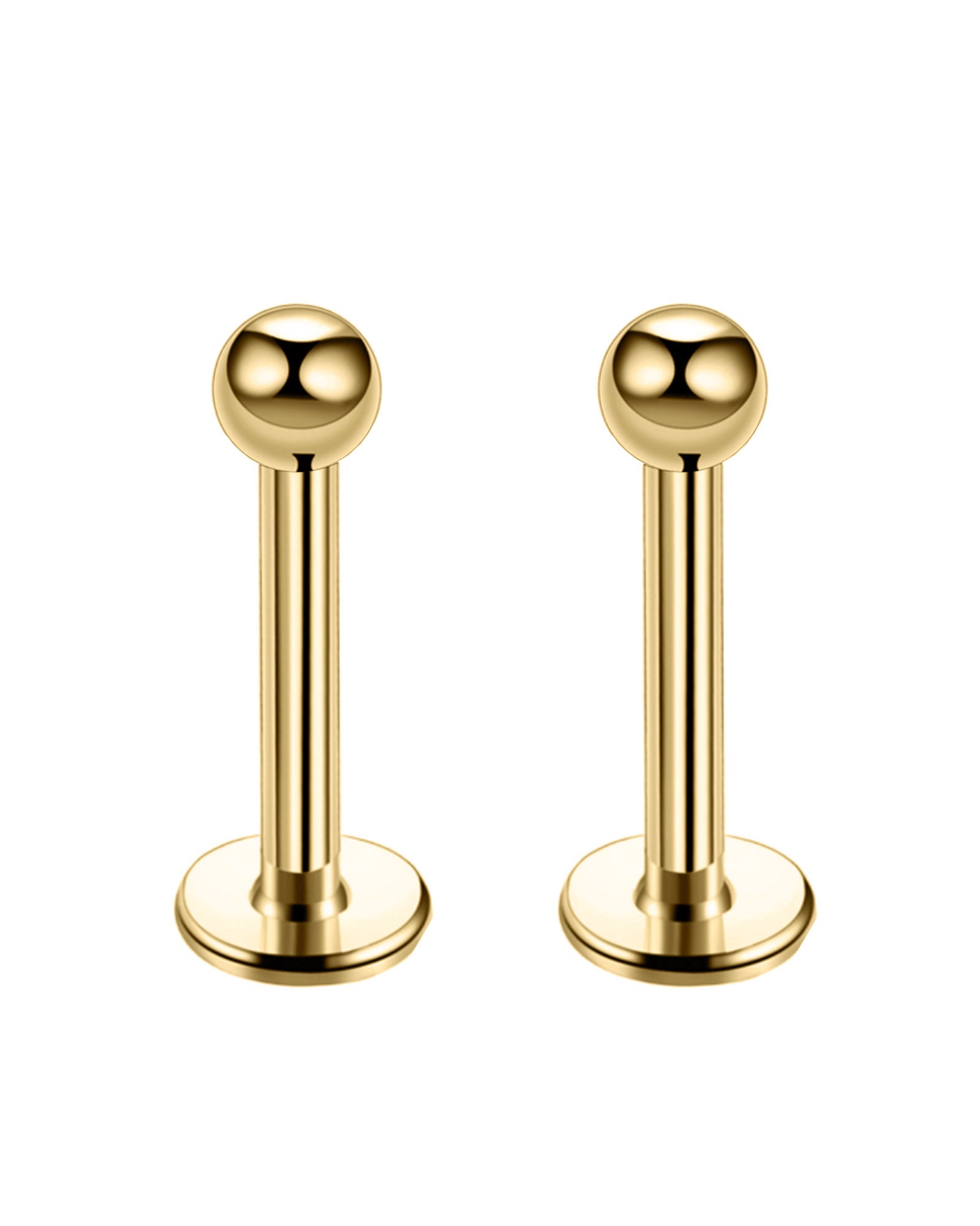 Surgical Steel Flat Back Earring Stud for Women 16G - www.Impuria.com #earpiercings