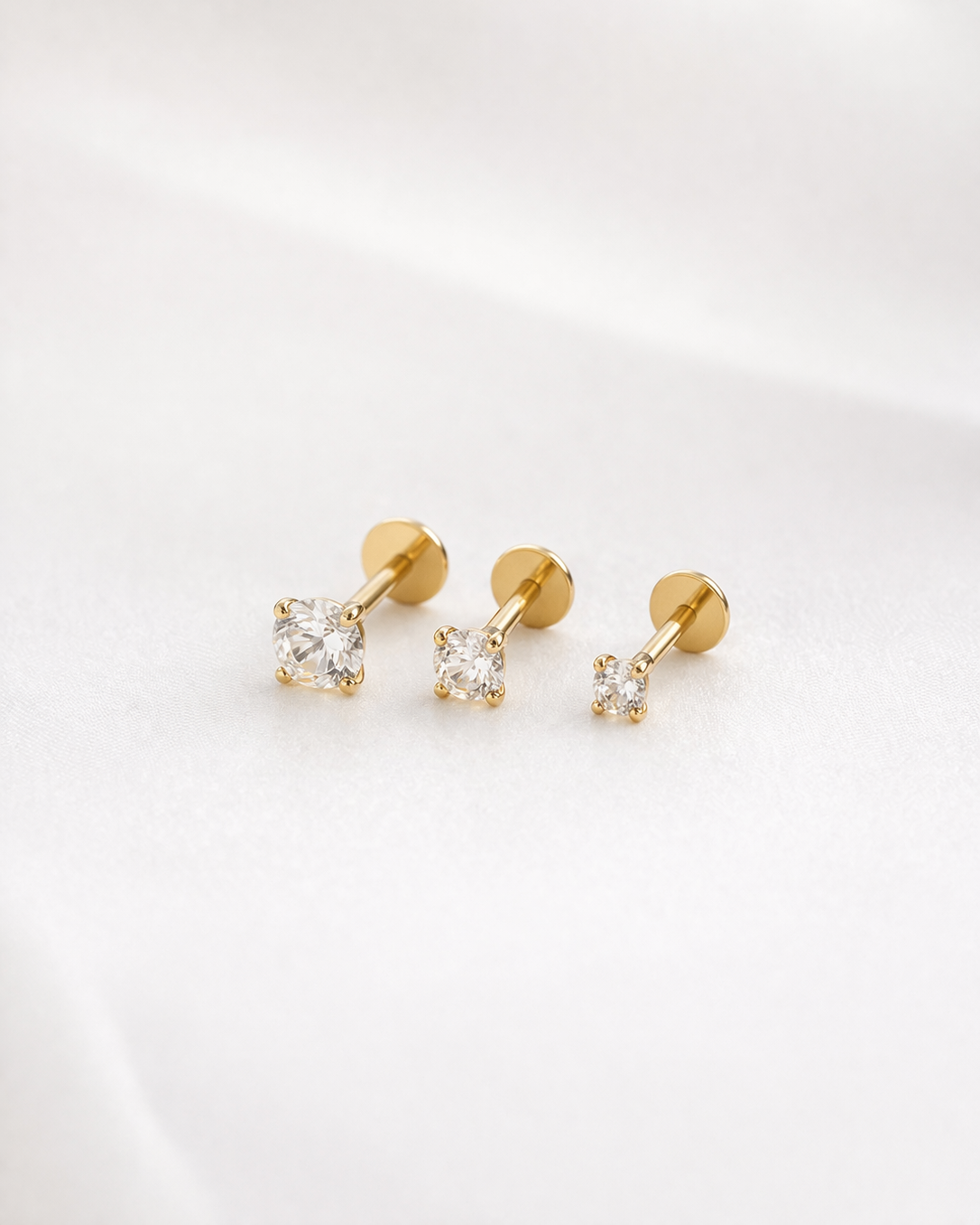 The Classic Tapered Flat Back Stud Capsule