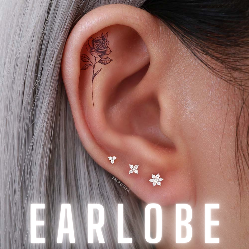 Impuria Ear Piercing Jewelry Cartilage Earrings Studs Hoops