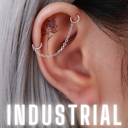 Impuria Ear Piercing Jewelry Cartilage Earrings Studs & Hoops
