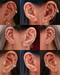 Alma Triple Marquise Cluster Ear Piercing Stud