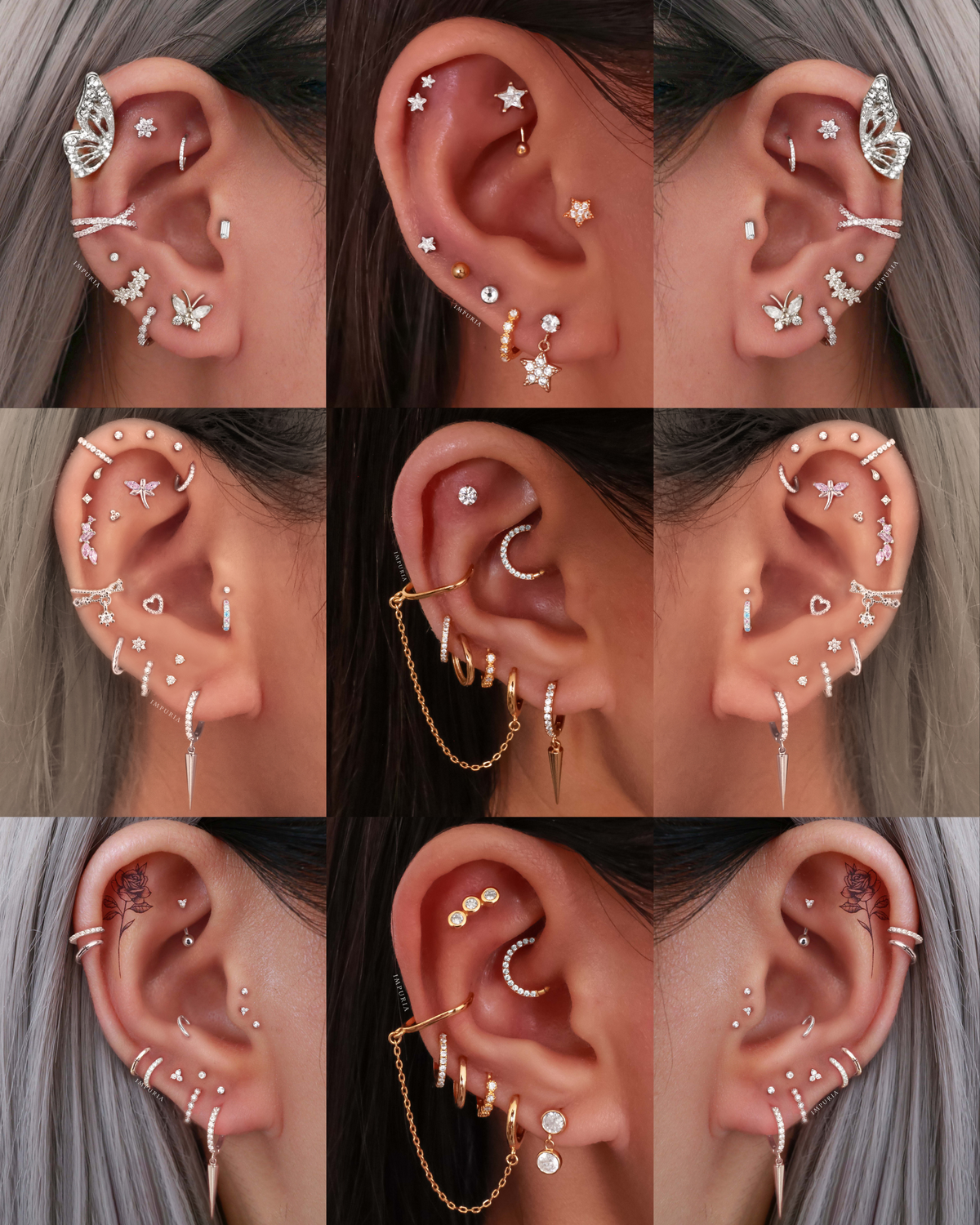 Jules Milgrain Huggie Hoop Earrings