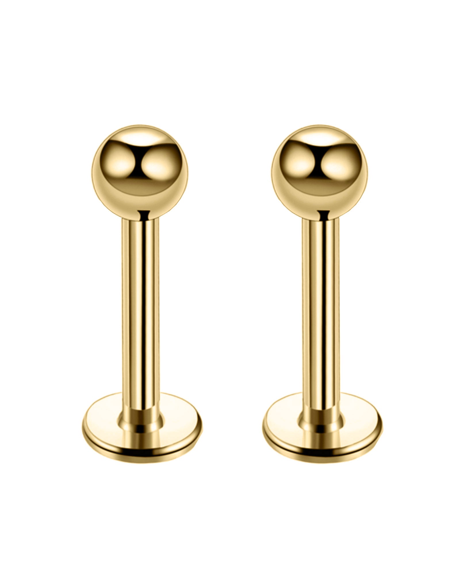 Surgical Steel Flat Back Earring Stud for Women 16G - www.Impuria.com #earpiercings