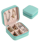 Stella Pleather Zipped Travel Jewelry Box