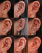 Clover Cartilage Earring Stud Interesting Aesthetic Ear Piercing Curation Ideas for Women - www.Impuria.com