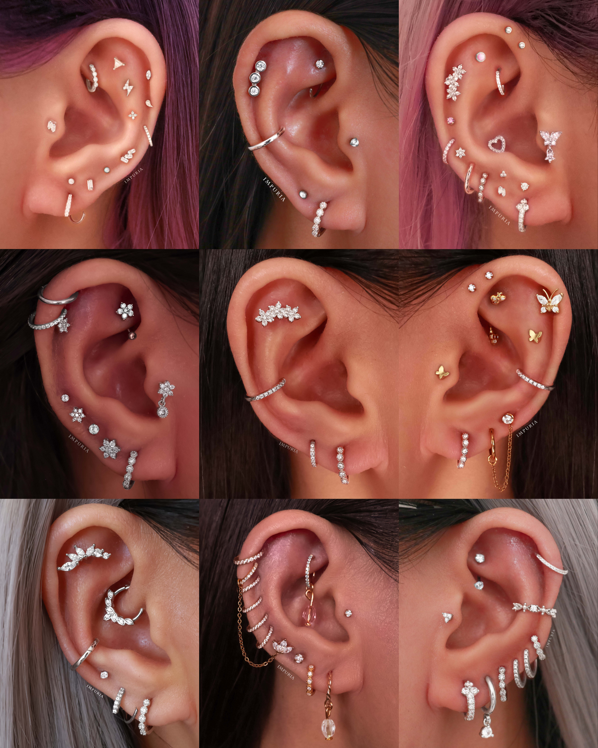 Jules Milgrain Huggie Hoop Earrings