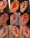 Tiny Cartilage Earrings - Multiple Ear Piercing Curation Ideas for Women - www.Impuria.com