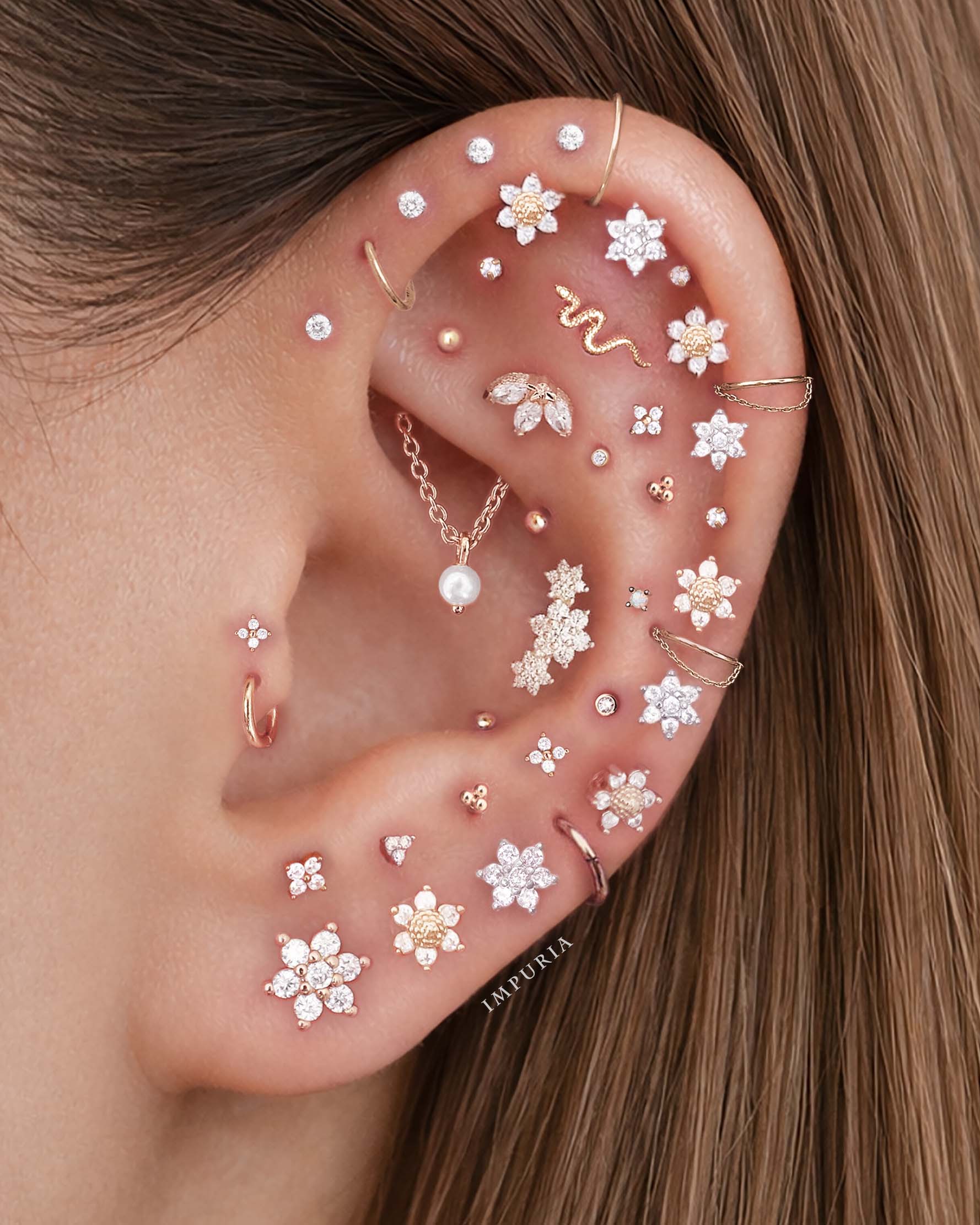 Stardew Flower Ear Piercing Stud