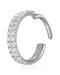 Bella Double Pave Hoop Ring Clicker